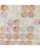 Meuble d'appoint en coquille de capiz elora rose - 40x40x48 cm