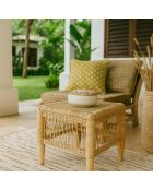 Table d'appoint Zomba marron - 40x40x40 cm