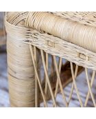 Table d'appoint Zomba marron - 40x40x40 cm