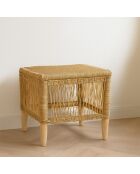 Table d'appoint Zomba marron - 40x40x40 cm