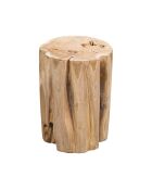 Table d'appoint Racine de teck Kaliman naturel - 30x30x40 cm