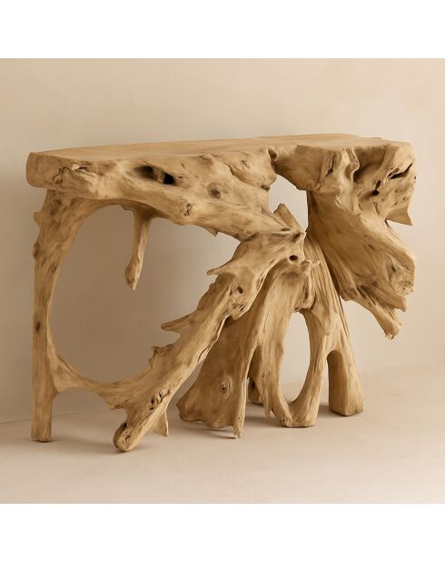 Console Gobi marron - 100x40x80 cm