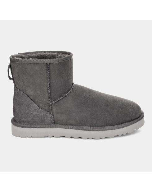 Bottes en Peau de Mouton Mini grises