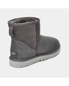 Bottes en Peau de Mouton Mini grises