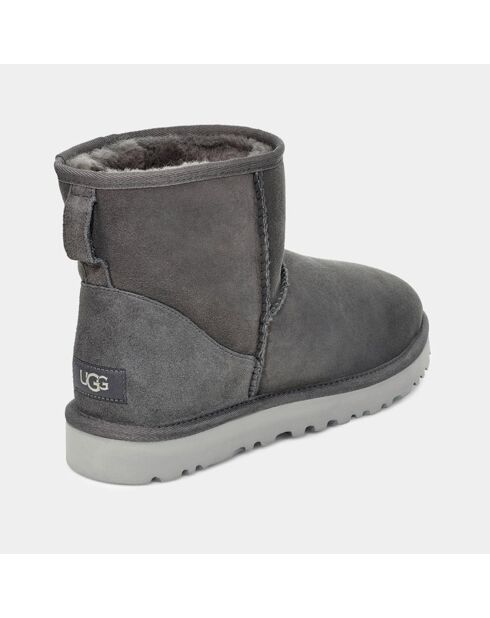 Bottes en Peau de Mouton Mini grises