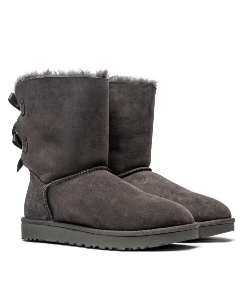 Bottes en Peau de mouton Bailey Bow Ii grises