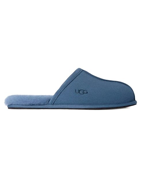 Chaussons en Polaire Scuff bleu pacifique