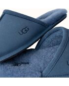 Chaussons en Polaire Scuff bleu pacifique