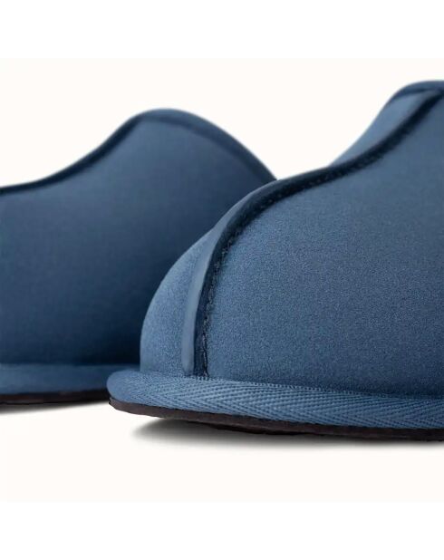 Chaussons en Polaire Scuff bleu pacifique