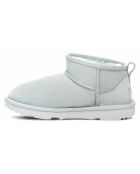 Bottes en Peau de Mouton Ultra Mini bleu ciel