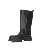 Bottes en Cuir Ashton High Chelsea noires
