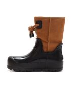 Bottes en Velours de Cuir Raincloud Lace camel