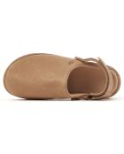 Chaussures en Velours de Cuir Goldenstar Clog beiges