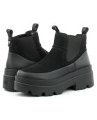 Bottes en Cuir Brisbane Chelsea noires - Talon 6.3 cm