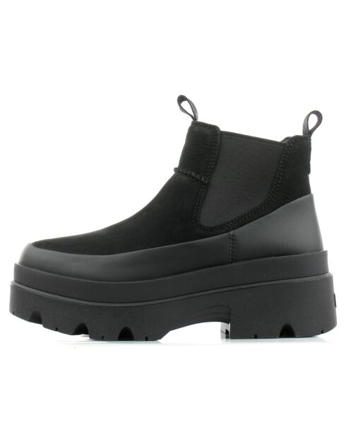 Bottes en Cuir Brisbane Chelsea noires - Talon 6.3 cm