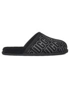 Chaussons en Peau de Mouton Scuff Ugg Graphic noirs