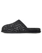 Chaussons en Peau de Mouton Scuff Ugg Graphic noirs