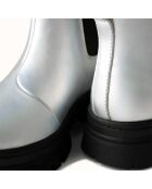 Chelsea Boots en Cuir Ashton Chelsea Shine argentées