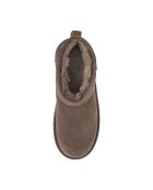 Bottes en Velours de Cuir Ultra Mini New Heights marron