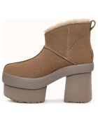 Bottes en Velours de Cuir New Heights Platform Mini marron - Talon 11.4 cm