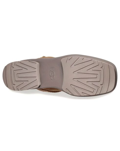 Bottes en Velours de Cuir New Heights Platform Mini marron - Talon 11.4 cm