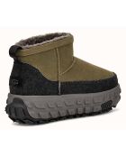 Bottes en Velours de Cuir Venture Daze Ultra Mini vert olive