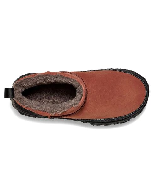 Bottes en Velours de Cuir Venture Daze Ultra Mini rouge/noir