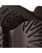 Bottes en Velours de Cuir Classic Ultra Mini New Heights chocolat - Talon 7 cm