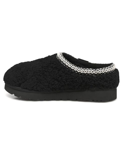 Chaussons en Peau de mouton bouclée Tasman Maxi Curly noirs