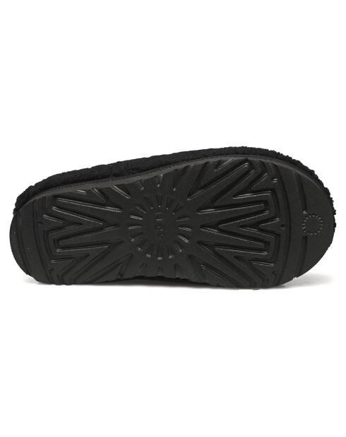 Chaussons en Peau de mouton bouclée Tasman Maxi Curly noirs