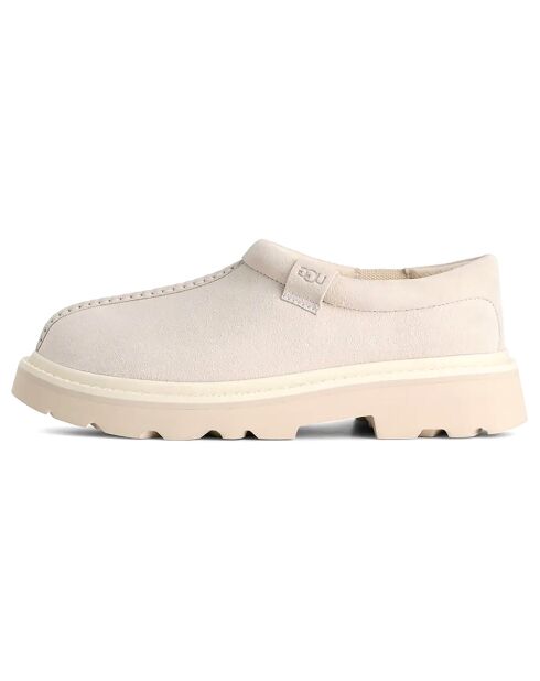 Chaussures en Velours de Cuir Tasman Lug gris clair/écru
