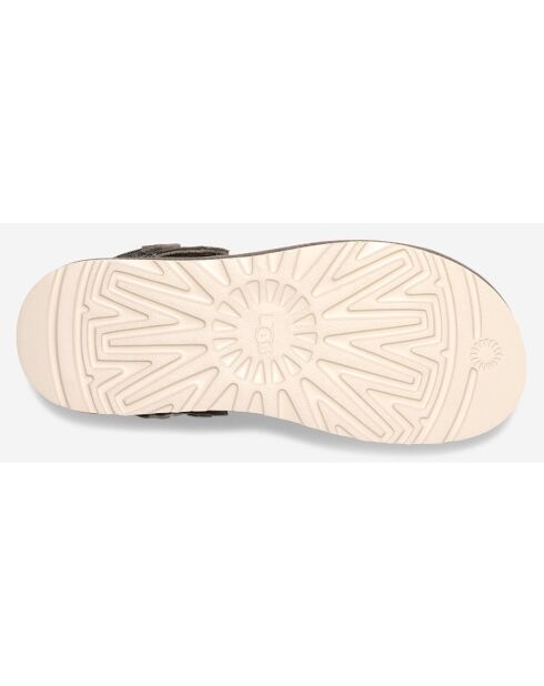 Chaussures en Velours de Cuir Goldencoast Clog Ii grises
