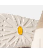 Chaussures en Velours de Cuir Ascot Wrap Tech beiges