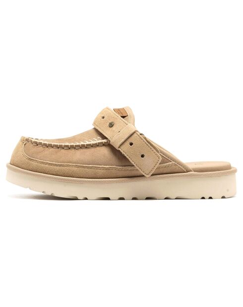 Chaussures en Velours de Cuir Goldencoast Clog Regenerate marron