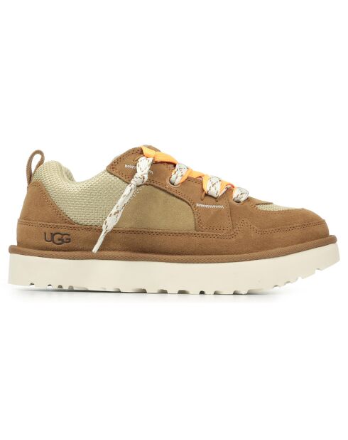 Baskets en Velours de Cuir Lo Lowmel marron