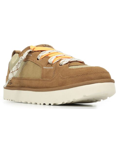 Baskets en Velours de Cuir Lo Lowmel marron