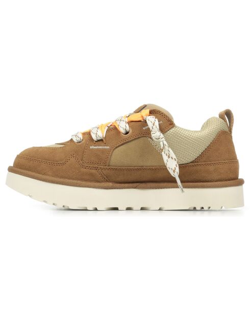 Baskets en Velours de Cuir Lo Lowmel marron