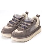 Baskets en Velours de Cuir Lo Lowmel grises