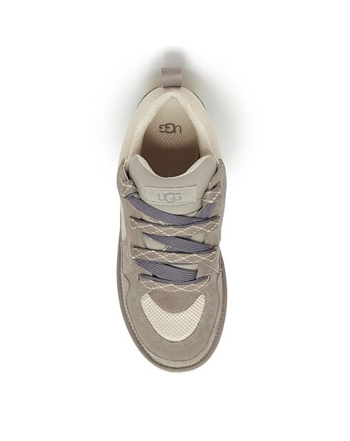 Baskets en Velours de Cuir Lo Lowmel grises