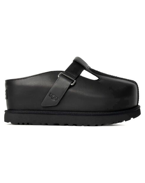Chaussures en Cuir Goldenstar Hi Clog noires