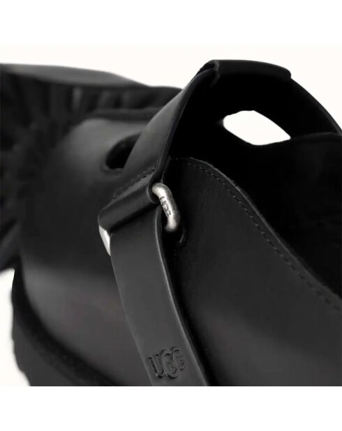 Chaussures en Cuir Goldenstar Hi Clog noires