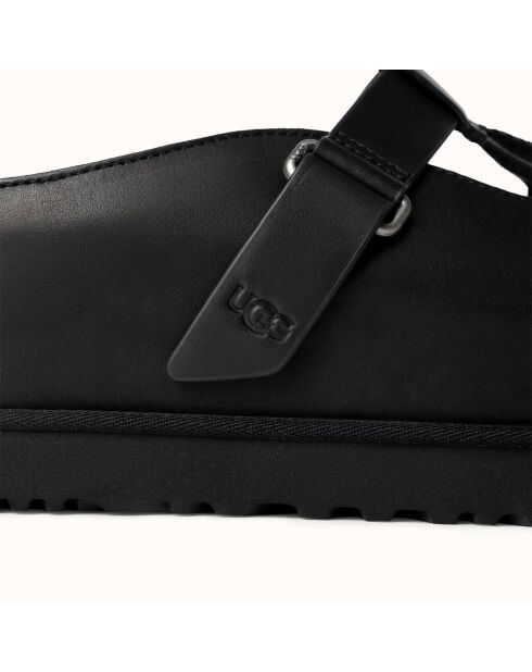 Chaussures en Cuir Goldenstar Hi Clog noires