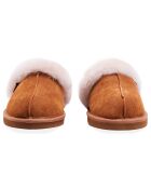 Chaussons Ann en Peau de Mouton chestnut