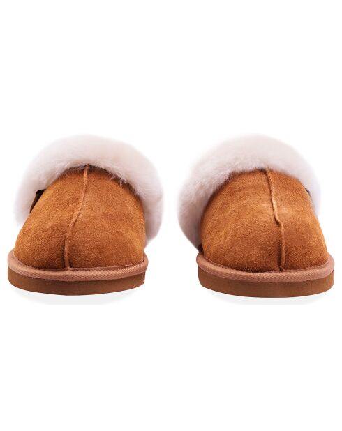 Chaussons Ann en Peau de Mouton chestnut
