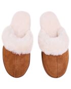 Chaussons Ann en Peau de Mouton chestnut