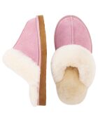Chaussons Ann en Peau de Mouton roses