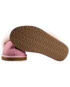 Chaussons Ann en Peau de Mouton roses