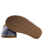 Chaussons Ann en Peau de Mouton bleus