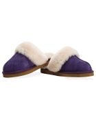 Chaussons Ann en Peau de Mouton violets