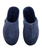 Chaussons Allen en Peau de Mouton marine